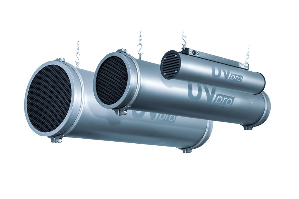 UVpro V-serie voor betrouwbare luchtdesinfectie
